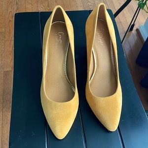 Crown Vintage suede heels